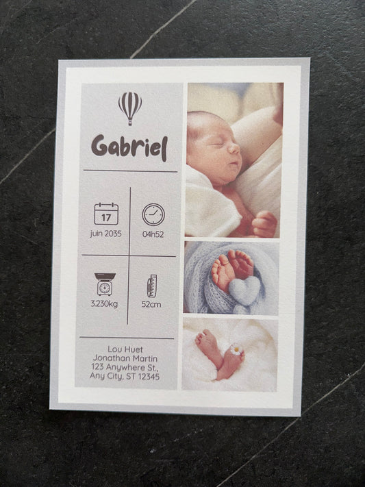 Faire parts naissance